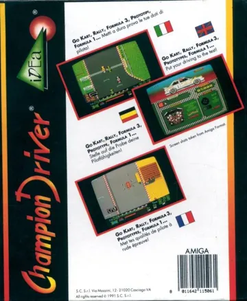 Champion Driver box cover back